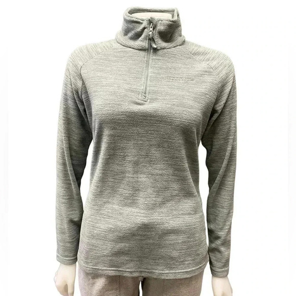 Mountain Warehouse Mossy Green 1/4 Zip Pullover Sweater Size 6 - Picture 1 of 8